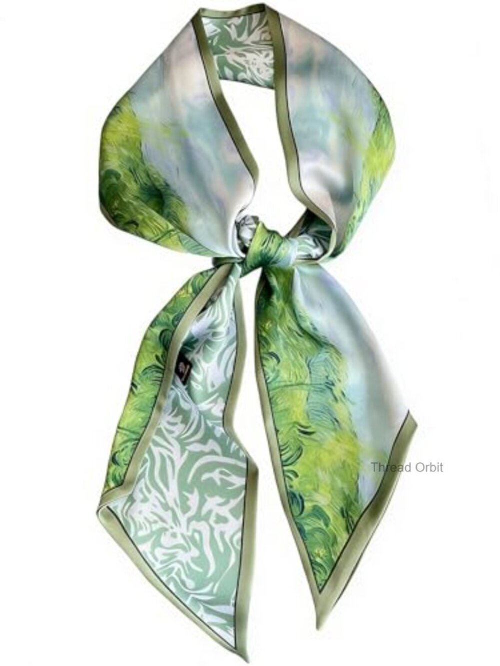 Silky Long Scarf for Women Soft Lightweight Head Hair Neck Wrap Fashion
